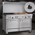 Thumbnail image #4 for Southbend Ultimate 48-Inch Gas Restaurant Range with 36-Inch Thermostatic Griddle, Standard Oven and Cabinet Base