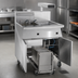 Thumbnail image #4 for Imperial Electric Floor Fryer with Immersed Elements, Built-In Filter System, and Dump Station, 75 lb Capacity