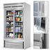 Thumbnail image #4 for Everest Refrigeration EMGR33-SS 2-Section Glass Door Merchandiser Refrigerator, 33 Cu. Ft., Sliding Doors, Stainless Steel