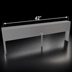 Thumbnail image #4 for Glastender, Inc. SSRC-42 42-Inch Single Speed Rail Locking Cover, Stainless Steel