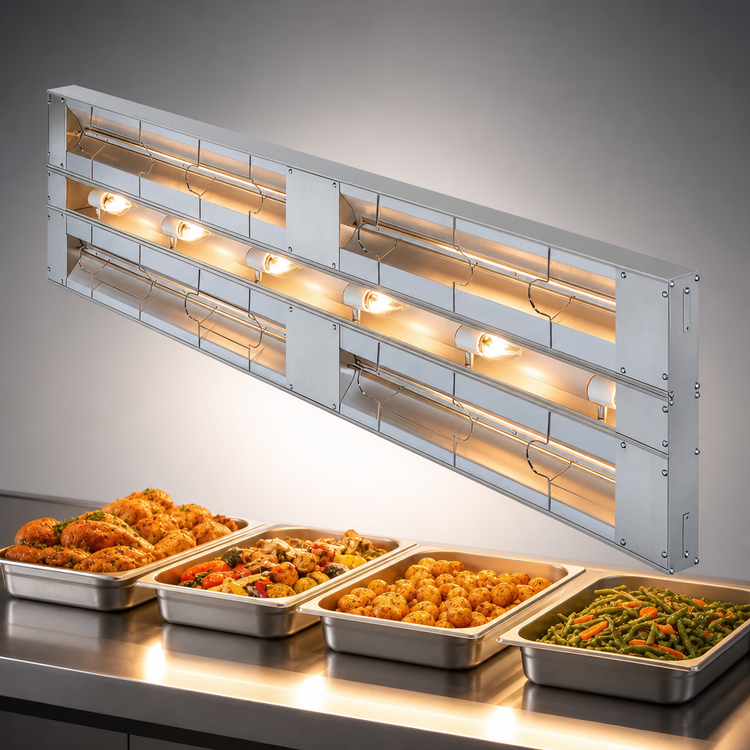 Product image #4 for Hatco Glo-Ray 72-Inch Double Lighted Infrared Strip Heater