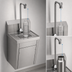 Thumbnail image #4 for Eagle Group Wall-Mounted Still Water Bottle Filler Station with Hands-Free Electronic-Eye Faucet