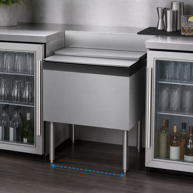 Product image #4 for Top Shelf TS Series 30-Inch Modular Freestanding Underbar Ice Chest/Cocktail Unit