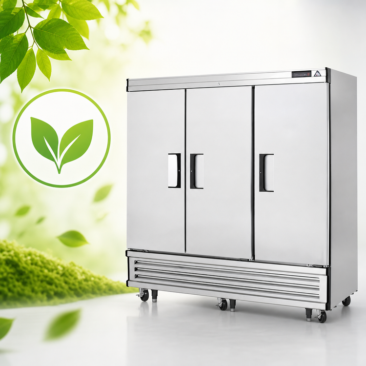 Product image #4 for Everest Refrigeration EBF3 Three-Section Bottom-Mount Reach-In Freezer, 71 Cu. Ft.