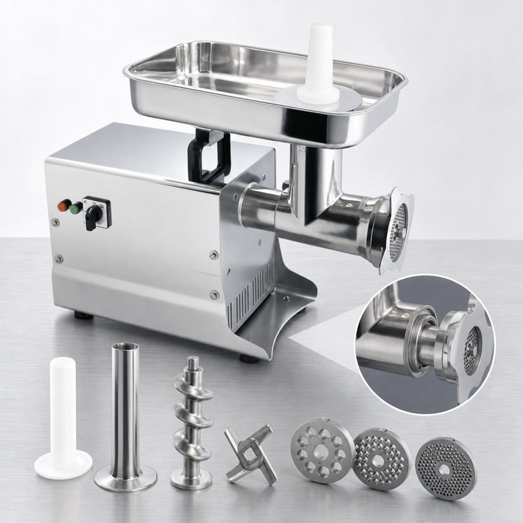 Product image #4 for Titan Series 2 HP Electric Countertop Meat Grinder with #32 Hub