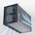 Thumbnail image #4 for Berner Industrial Series 84-Inch Ambient (Unheated) Direct-Drive Air Curtain with 2 x 1 HP Motors