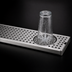 Thumbnail image #4 for Micro Matic 45-Inch x 5-Inch Surface-Mount Stainless Steel Drip Tray Trough with Integral Glass Rinser