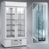 Thumbnail image #5 for Beverage-Air MarketMax Two-Section Reach-In Glass Door Freezer Merchandiser, White, Bottom-Mount, 35.08 Cu. Ft.