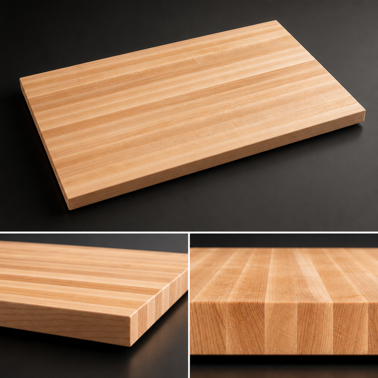 Product image #4 for Boos Block KCT3-8427-V 84 Inch x 27 Inch x 3 Inch Edge Grain Maple Kitchen Countertop with Varnique Finish