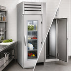 Thumbnail image #4 for True Mfg. - General Foodservice SPEC SERIES STR1RRT-1G-1S-HC One-Section Roll-Thru Refrigerator, Glass Front, Stainless Rear Door
