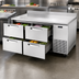 Thumbnail image #4 for True Spec Series Two-Section Deep Worktop Refrigerator with 4 Drawers, 67-1/4-Inch Wide