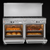 Thumbnail image #4 for Southbend Ultimate 60-Inch Gas Restaurant Range with 9 Open Burners, 2 Convection Ovens, and Backriser Shelf