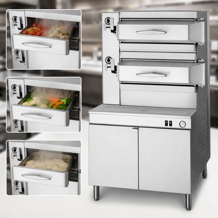 Three Cooking Compartments