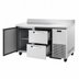 Thumbnail image #4 for True SPEC Series Two-Section Deep Work Top Refrigerator with 1 Door and 2 Drawers, Stainless Steel, 67-1/4 Inch Wide