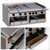 Thumbnail image #4 for Bakers Pride Dante Series C-72RS-C 72-Inch Countertop Gas Radiant Charbroiler with Free-Floating Round Rod Top Grate