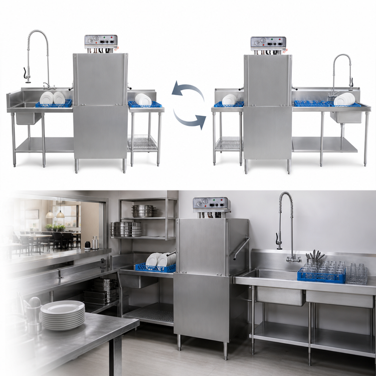 Product image #4 for Jackson TempStar High-Temperature Door-Type Dishwasher, No Booster, Universal Straight-Through/Corner Design