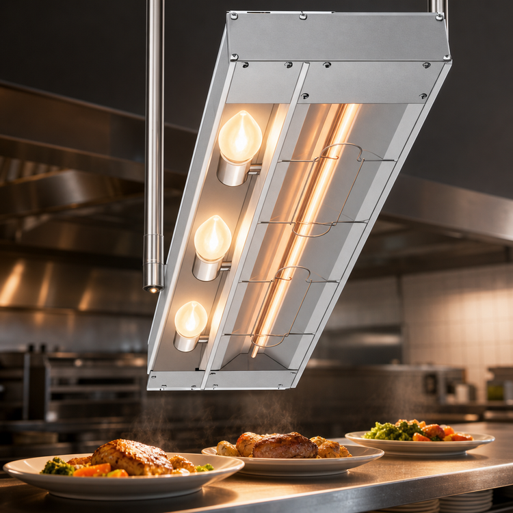 Product image #4 for Hatco Glo-Ray 30-Inch Lighted Infrared Strip Heater, Aluminum, 945W