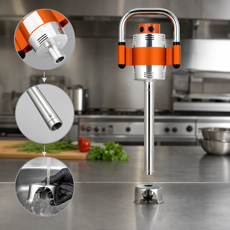 Product image #4 for SMX Single-Speed Immersion Blender with 14-Inch Stainless Steel Shaft and 20-Gallon Capacity