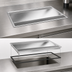 Thumbnail image #4 for Atlas Metal Drop-In Single Urn Drain with 24-Inch Stainless Steel Trough