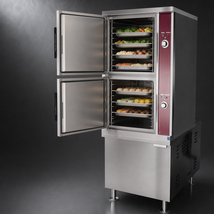 Product image #4 for Crown DCX-2-36 Direct Steam Convection Steamer with 36-inch Cabinet Base