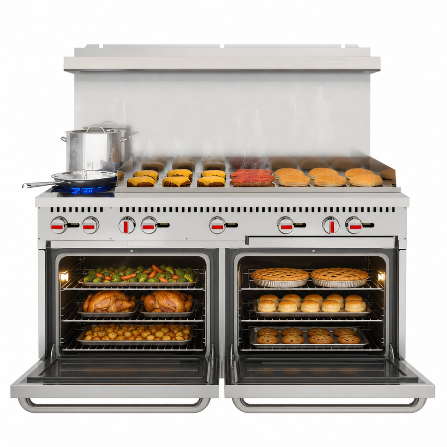 Dual 5.5 Cu. Ft. Ovens
