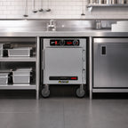Thumbnail image #5 for Metro HotBlox™ HBCN4-ASPC-UC 4-Pan Pass-Thru Undercounter Insulated Hot Food Holding Cabinet, Analog Controls, Solid Front/Clear Rear Doors