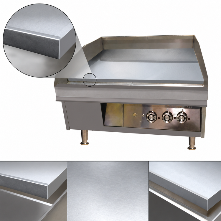 Product image #5 for Lang LG Series 36-Inch Countertop Gas Griddle with 1-Inch Smooth Steel Plate