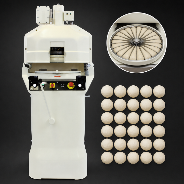 Product image #4 for Erika Record EASY 11/31 RH Semi-Automatic 36-Part Divider/Rounder