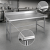 Thumbnail image #4 for Spec-Master Marine Series Stainless Steel Work Table with 4-1/2-Inch Backsplash, 144 x 36 Inches