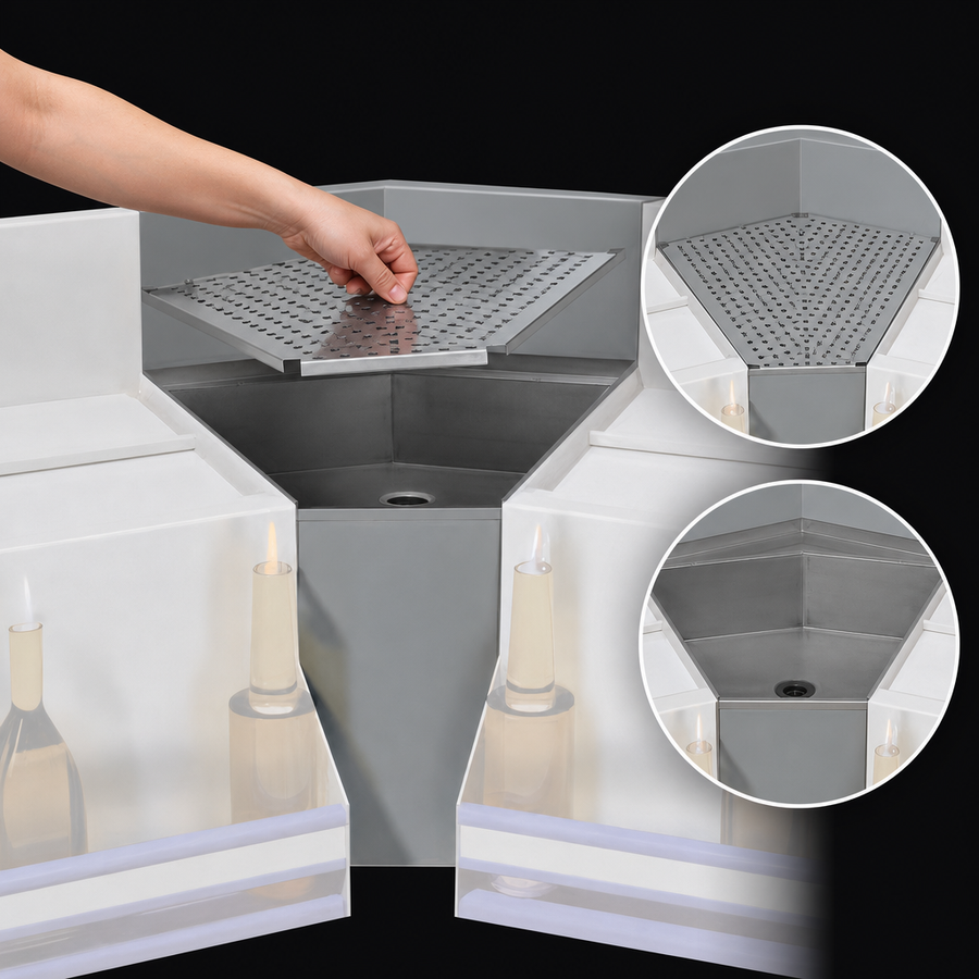 Removable Perforated Drainboard Top