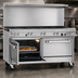 Thumbnail image #4 for Southbend Ultimate 60-Inch Gas Restaurant Range with 9 Open Burners, Standard Oven, and Cabinet Base
