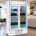Thumbnail image #5 for Beverage-Air MarketMax 2-Section Reach-In Glass Door Refrigerated Merchandiser, 40.2 Cu. Ft., White, Bottom-Mounted