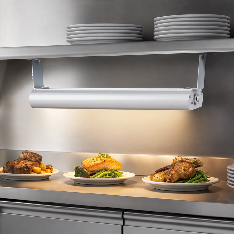 Product image #4 for Vollrath 48-Inch Low Profile Unlighted Strip Heat Lamp, 208V
