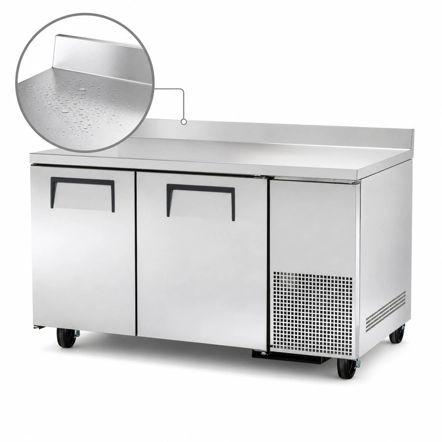 Stainless Steel Top With Rear Splash