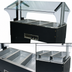 Thumbnail image #4 for Portable Electric Hot Food Buffet Table with 3 Galvanized Wells, Open Base, Double-Sided Sneeze Guard, 47-1/8 Inch Wide, 208-240V