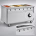 Thumbnail image #4 for Randell Electric Mobile Modular 6-Well Sealed Hot Food Table with Enclosed Base