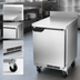 Thumbnail image #5 for Beverage-Air WTR20HC Shallow Depth Solid Door Worktop Refrigerator, 20 Inch, 1 Section