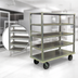 Thumbnail image #4 for Carter-Hoffmann Aluminum Queen Mary China & Silver Transporter, Open Design, 6 Shelves