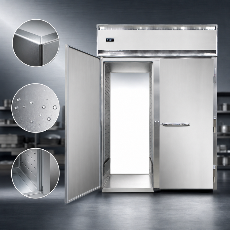 Product image #4 for Continental Refrigerator D2FINRT Designer Line Two-Section Roll-Thru Freezer