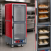Thumbnail image #4 for Metro C5 3 Series Single-Section Mobile Full-Height Heated Holding and Proofing Cabinet with Dutch Clear Doors and Fixed Wire Slides