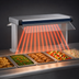 Thumbnail image #4 for Hatco Glo-Ray Designer Dual Infrared Strip Heater, Unlighted, 63-1/2-Inch Wide, 2100 Watts, 6-Inch Spacing, Aluminum, with 14-Inch Designer Stands