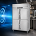 Thumbnail image #4 for Victory UltraSpec 2-Section Pass-Thru Heated Holding Cabinet, 46.5 Cu. Ft., Solid Half Doors