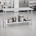 Thumbnail image #4 for Duke 108-Inch Stainless Steel Work Table with Undershelf, 36-Inch Deep, No Backsplash