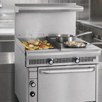 Thumbnail image #4 for Imperial (Middleby) Spec Series IHR-GT18-1HT-M 36-Inch Countertop Modular Gas Range with 18-Inch Thermostatic Griddle and 18-Inch Hot Top