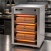 Thumbnail image #4 for Carter-Hoffmann DF1818-3 Half-Size Heated Doorless Pass-Through Pizza Box Holding Cabinet, 3-Shelf, Countertop, 18 x 18 Inch Pizza Box Capacity