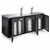 Thumbnail image #4 for Three-Section Draft Beer Cooler/Kegerator with 2 Dispensers, 32 Cu. Ft., 5 Half-Barrel Keg Capacity