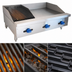 Thumbnail image #4 for Comstock-Castle 36-Inch Countertop Gas Char-Broiler and Griddle Combination with 24-Inch Griddle and 12-Inch Lava Rock Broiler