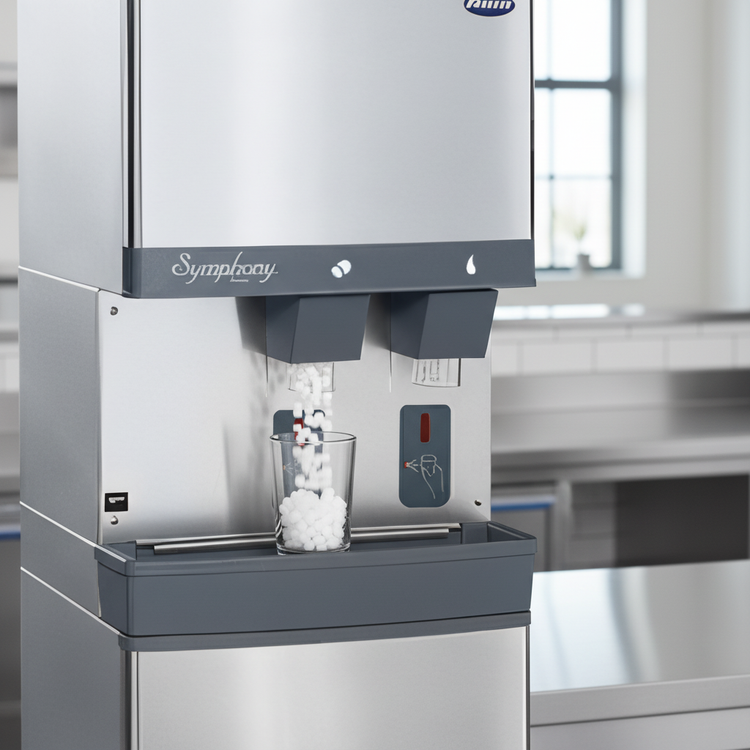 Product image #3 for Symphony Plus Freestanding Air-Cooled Ice and Water Dispenser