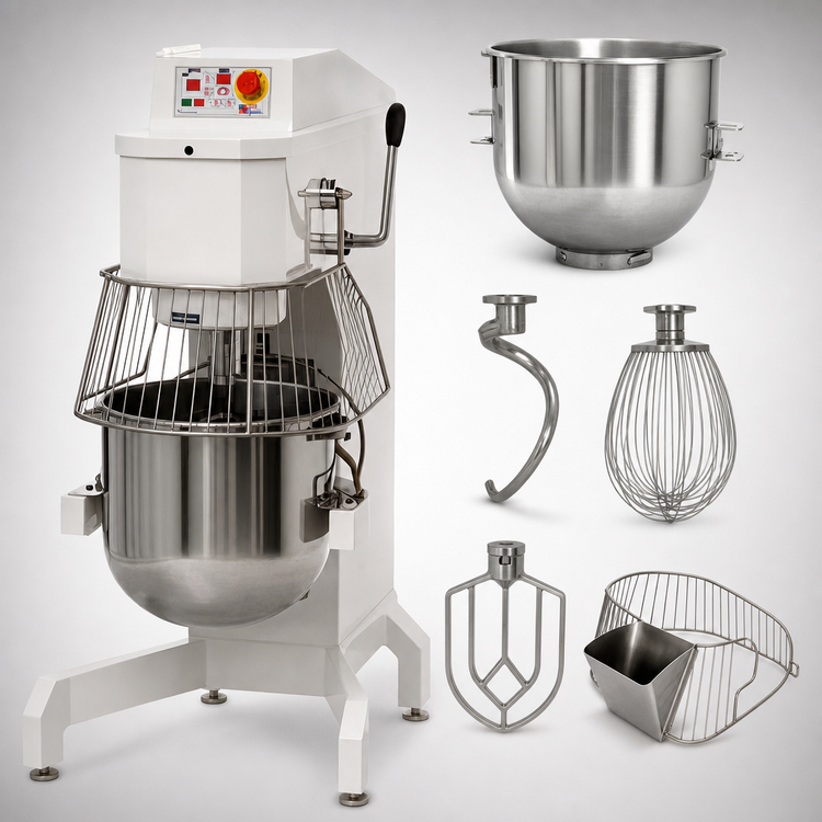 Product image #4 for Doyon BTF040 40 Quart 20-Speed Floor Planetary Mixer, 3 HP