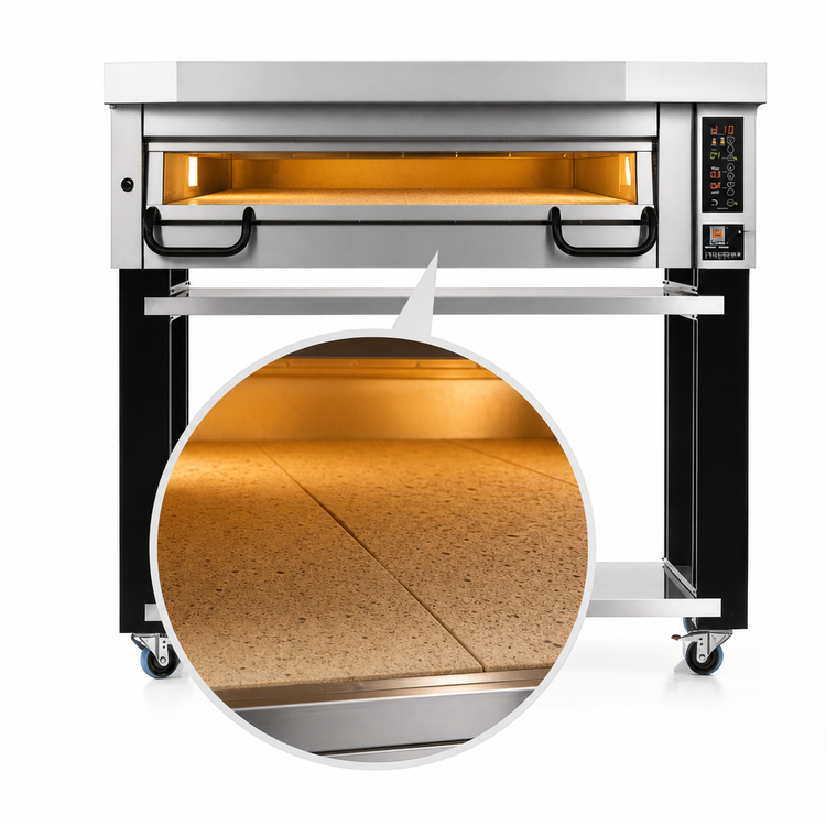 Product image #4 for PizzaMaster PM 921ED One-Deck Electric Stone Hearth Pizza Oven, 932°F Max